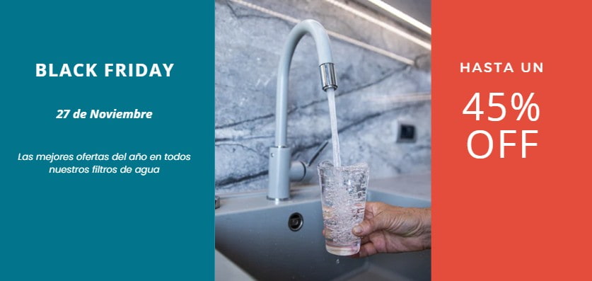 filtros de agua black friday 